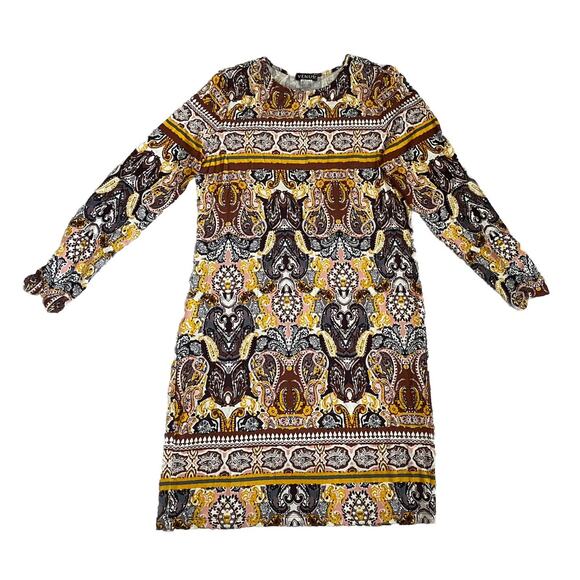 VENUS Tunic Dress Womens Size Medium Long Sleeves Stretch Boho KNIT SHEATH DRESS - Picture 4 of 16